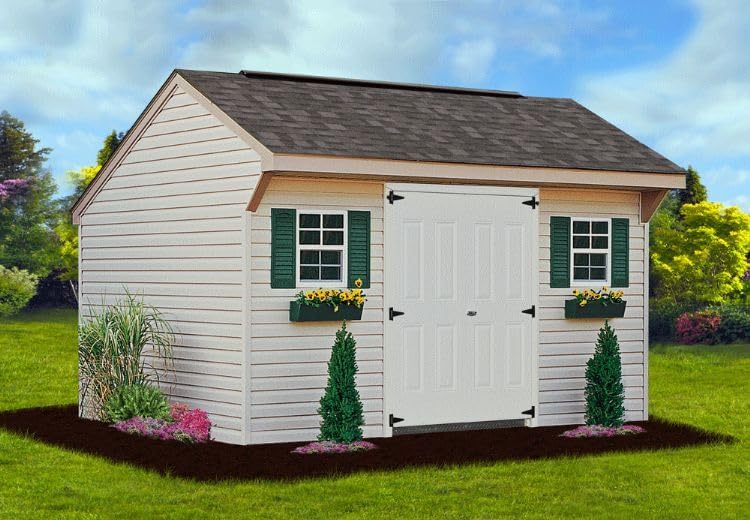 Flower Box - 18" x 6" x 5", Black, Polyethlene for Window Sills, Sheds, Playhouses, and More (FB18BLK-BX1)
