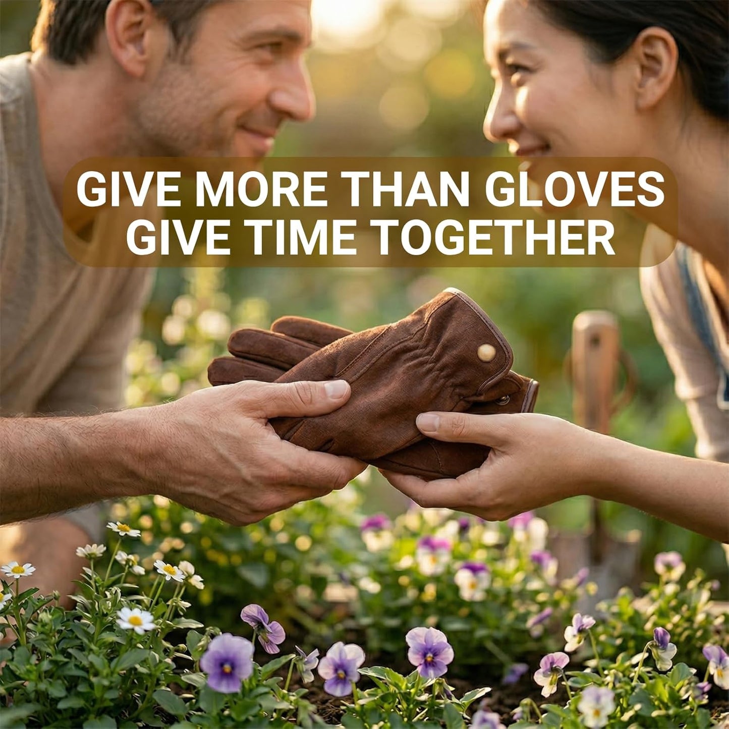 Leather Work Gardening Gloves for Men Women, Thorn-Proof Rose Pruning and Heavy-Duty Yard Work, Driving