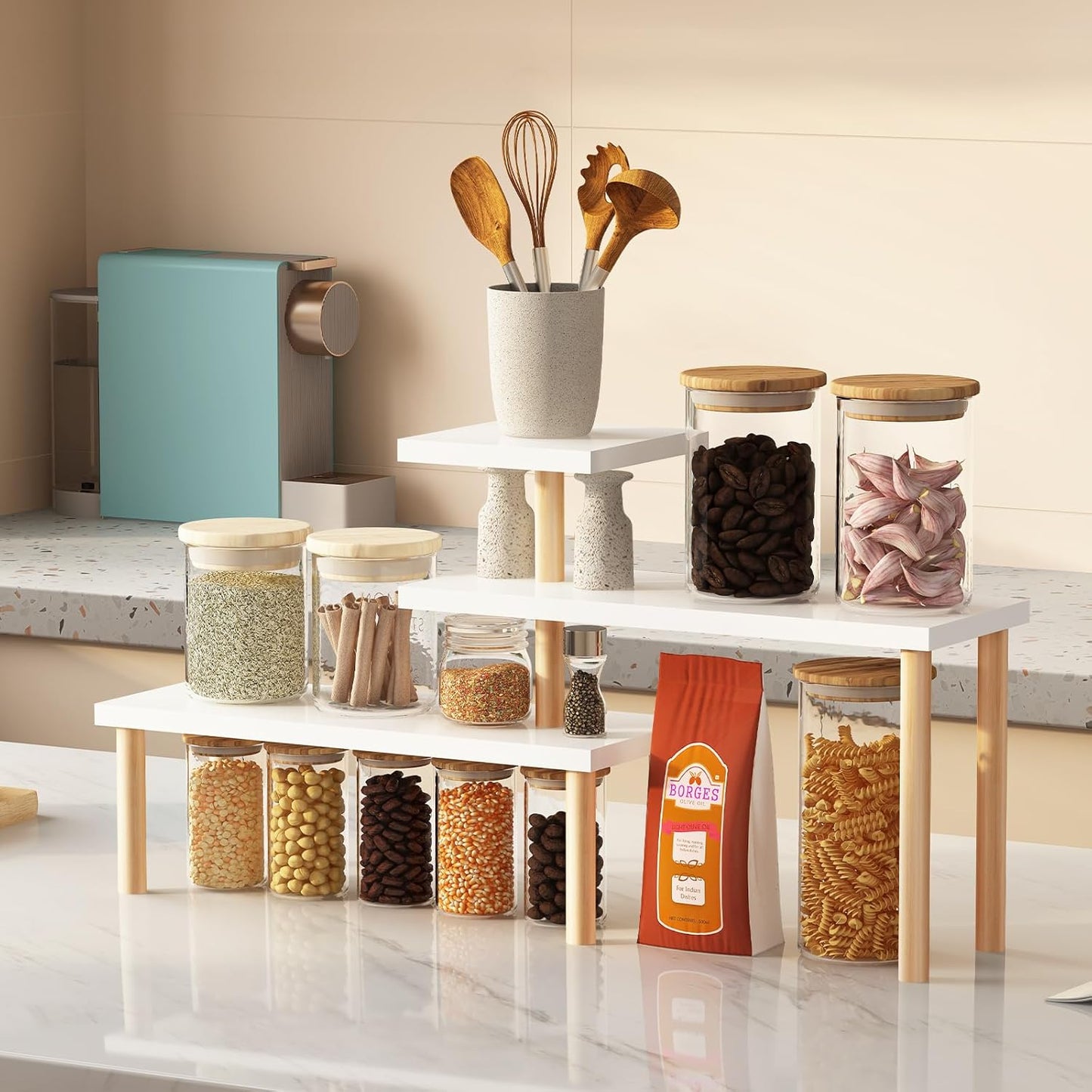 Wood Plant Stand Shelf 6 Tier
