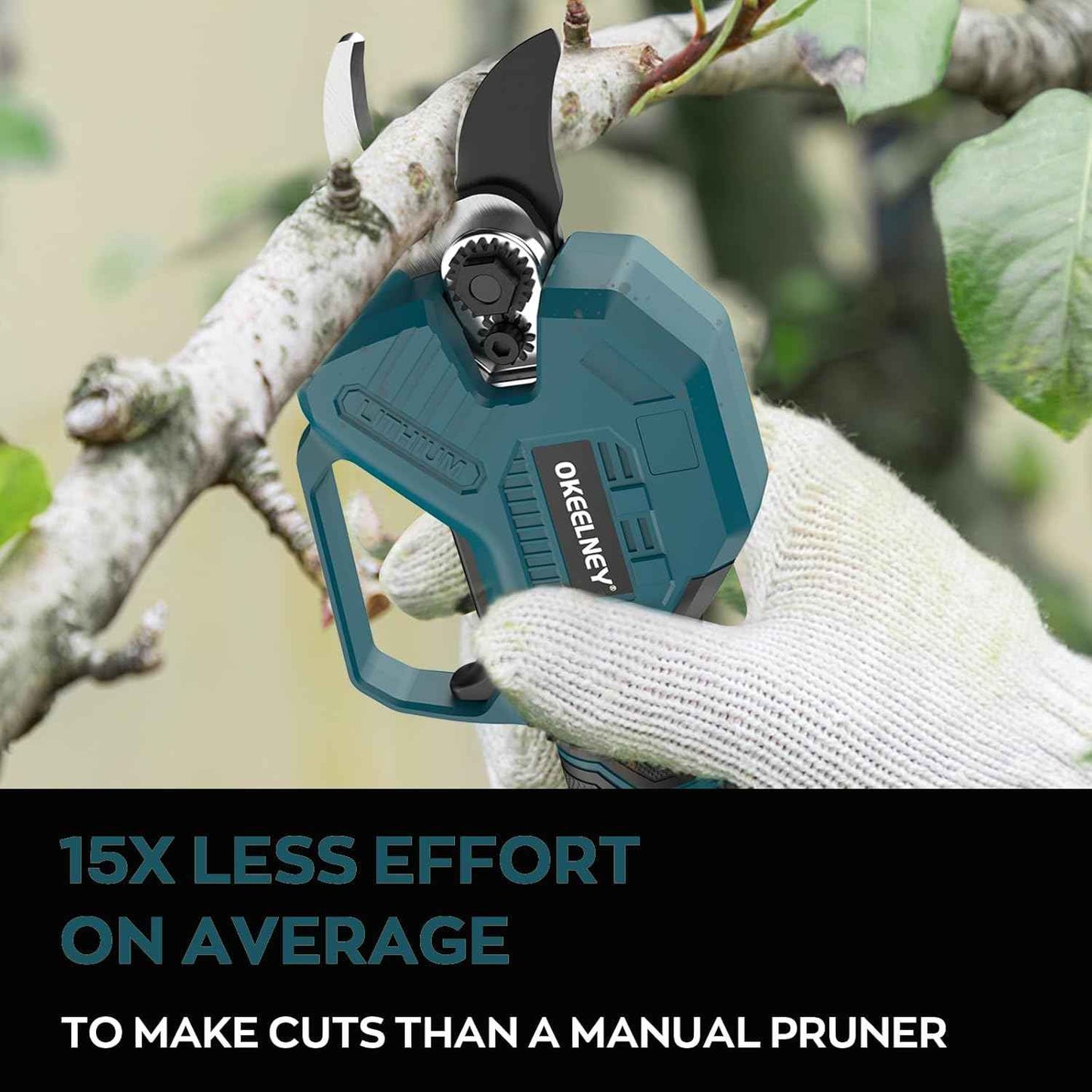 Electric Pruning Shears for Makita 18V Battery, Brushless Cordless Branch Cutter Pruner with 1.5 inch Cut Capacity for Tree trimming, Shrubs, Gardening (Tool Only)