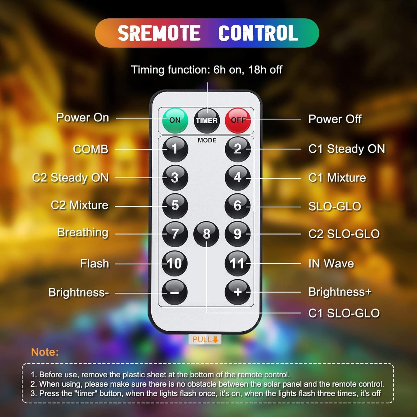 JMEXSUSS 2 Pack Warm White and Multicolor Solar Christmas Lights, Total 400 LED 151FT Color Changing Solar String Lights Outdoor Waterproof for Outside Yard Tree Xmas Christmas Decorations