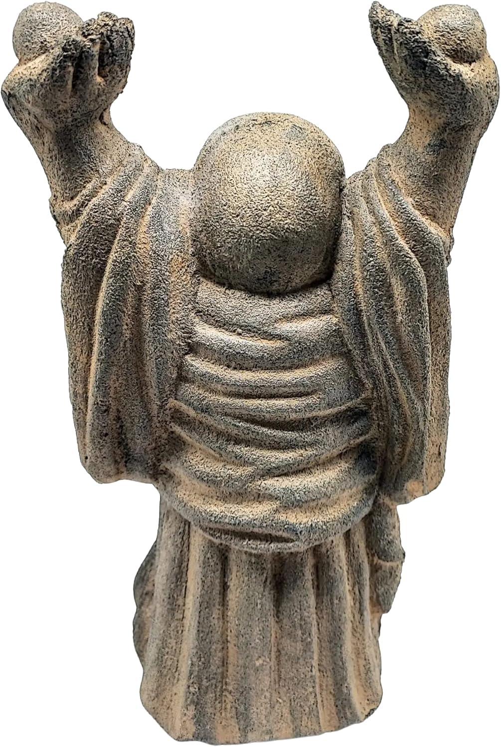 New Age Source The Volcanic Stone Statue Standing Happy Buddha Each