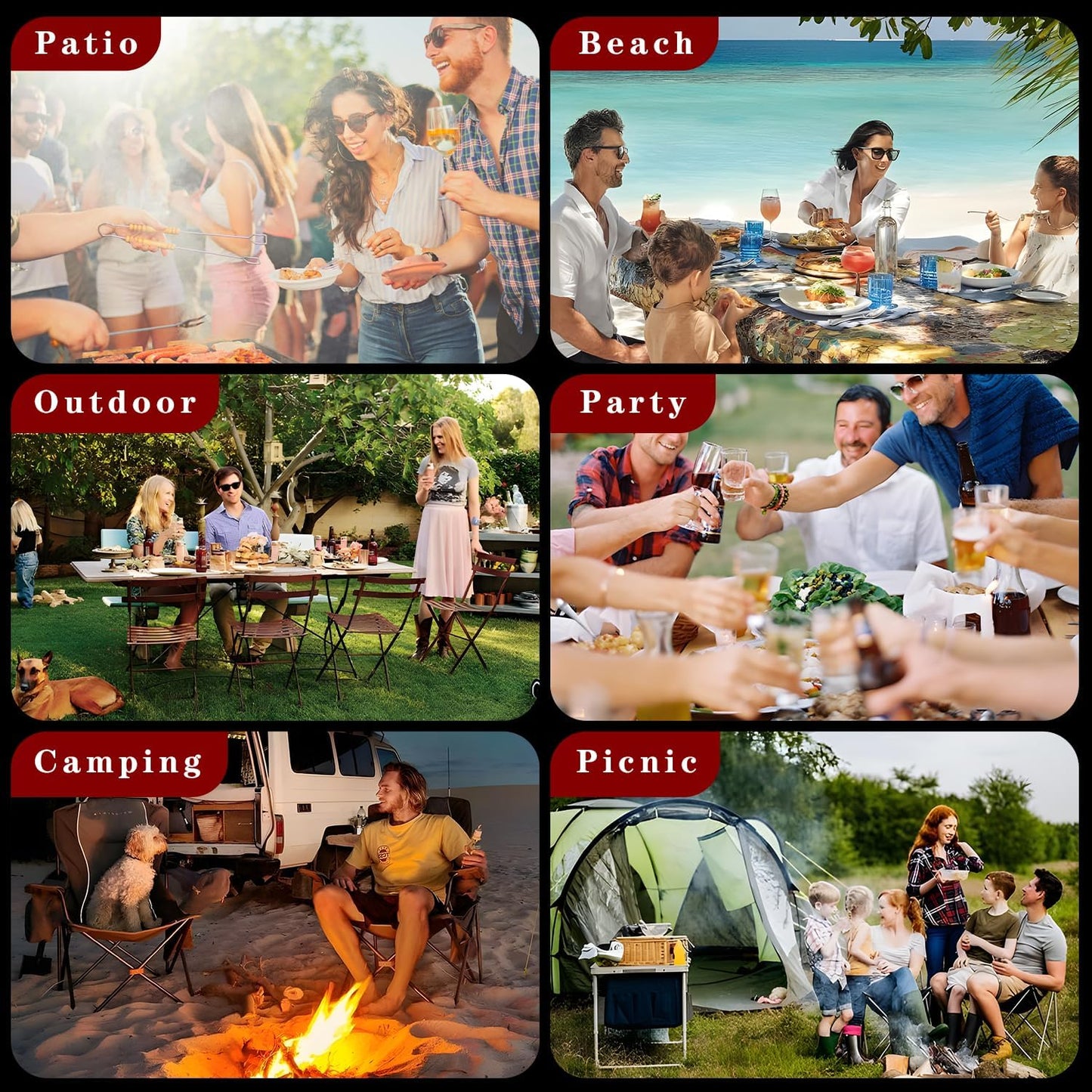 Charcoal Grill with Offset Smoker,BBQ Grills with Side Table,Outdoor Cooking with 535 Square Inches,Backyard Camping Picnics, Patio and Parties, Black by DNKMOR