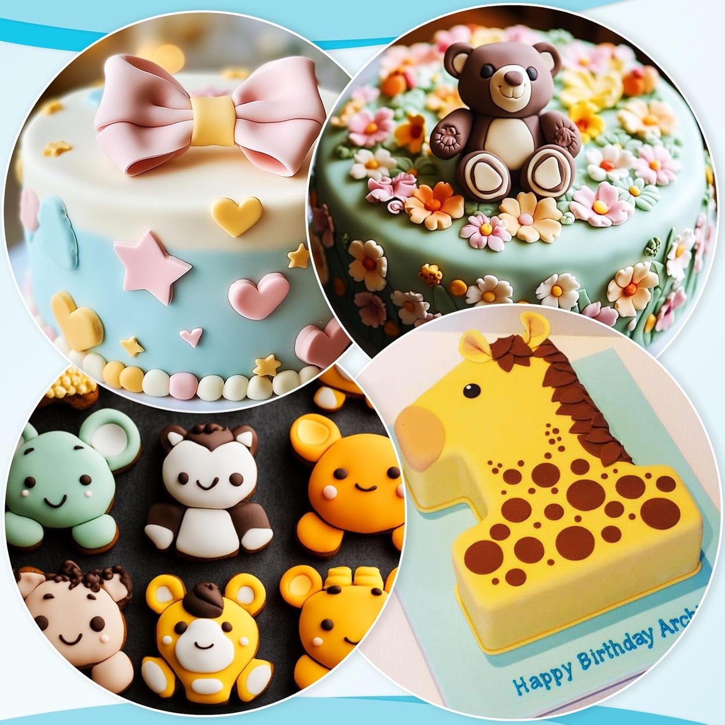 Edible Glue for Cake Decorating - Transparent Edible Flowers Cake Adhesive for Fondant, Cake Decorating, Cookie, Baking, Buttercream Icing - 100ml/3.4 oz