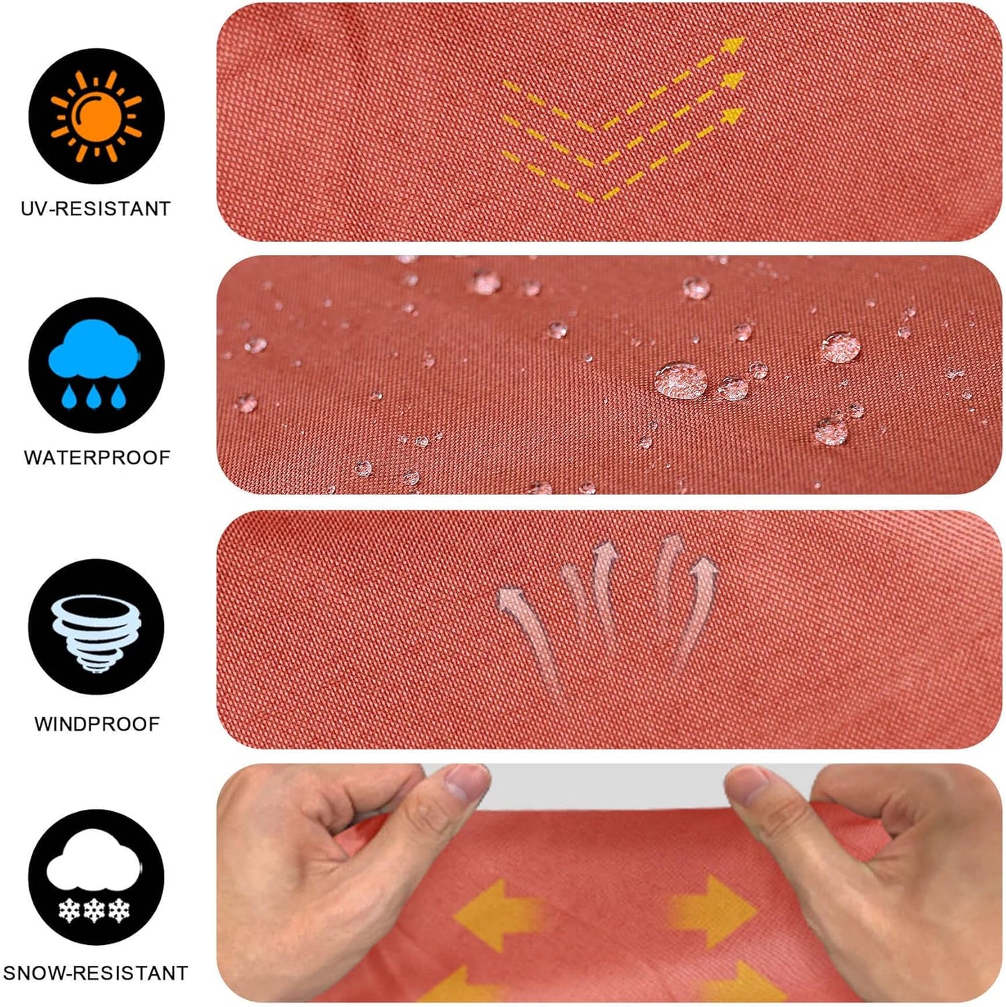 Comnova Grill Cover 58 Inch - 600D BBQ Cover for Outdoor Grill Heavy Duty and Waterproof, 58 Inch Barbecue Gas Grill Covers for Weber, Char-Broil, Nexgrill, Monument, Dyna-glo, Brinkmann and More