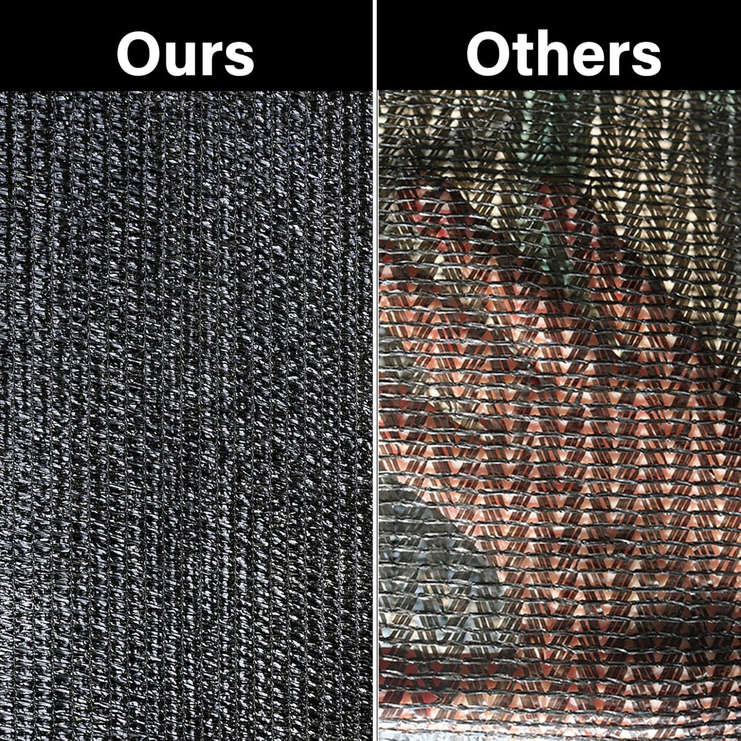 winemana Black Shade Cloth 70%, 30x50 FT Mesh Tarp - Garden Shade for Greenhouse, Patio, Vegetables, Plants Cover and Chicken Coops, Sunshade Net for Outdoor Protection with Reinforced Grommets