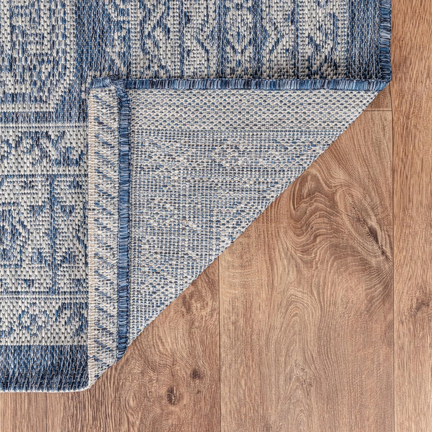 Keen Home Design Terrace Outdoor Runner Rug - 2x8 Washable Indoor/Outdoor Rug for Patio, Kitchen, Balcony, Beach, Garden, Deck and Porch, Size: 2'2"x7'7"