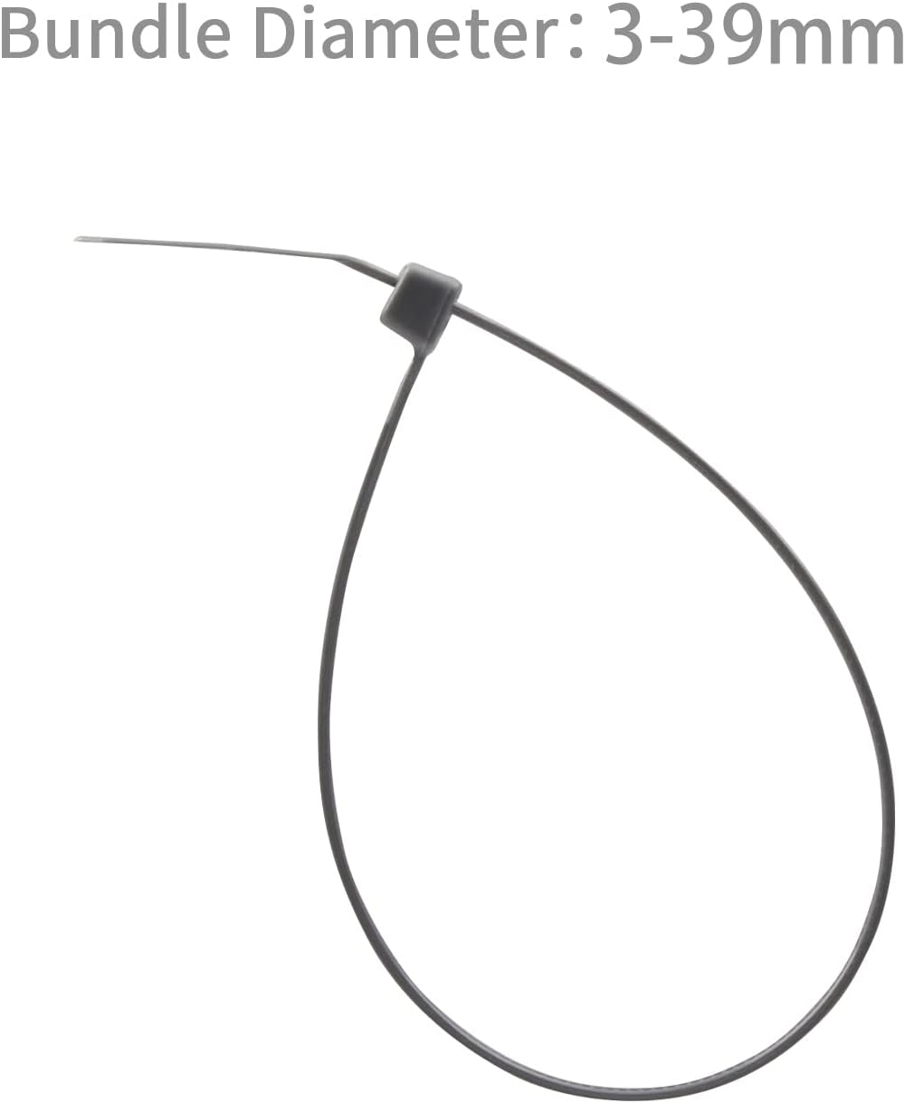 XINGO 100PCS Heavy Duty Cable Zip Ties, 6 inch, Silver, Nylon, 50 Pound Tensile Strength, Self-Locking, Indoor/Outdoor