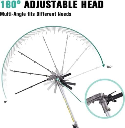 ZEAVAN Gas Weed Eater 52cc 2-Stroke 5 in 1 Multi-Functional Petrol Hedge Trimmer Chainsaw Brush Cutter Weed Wacker Weed Eater Gas Powered for Weed Grass and Bush Shipping from US