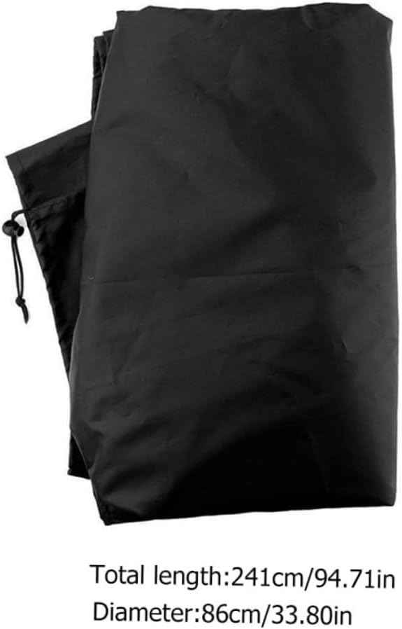 GANAZONO Waterproof Patio Heater Cover with Zipper for Outdoor Air Heater, 241X86X48Cm Protective Dustproof Rainproof Shield for Garden and Backyard