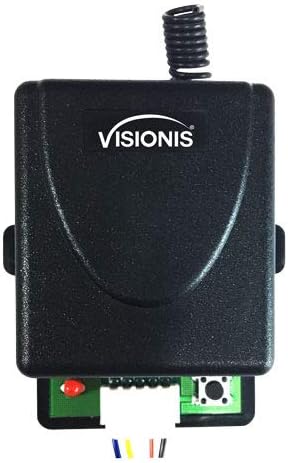 Visionis FPC-5359 One Door Access Control Inswinging Door 1200lbs Electromagnetic Lock Kit with Wireless Receiver Remote and PIR System