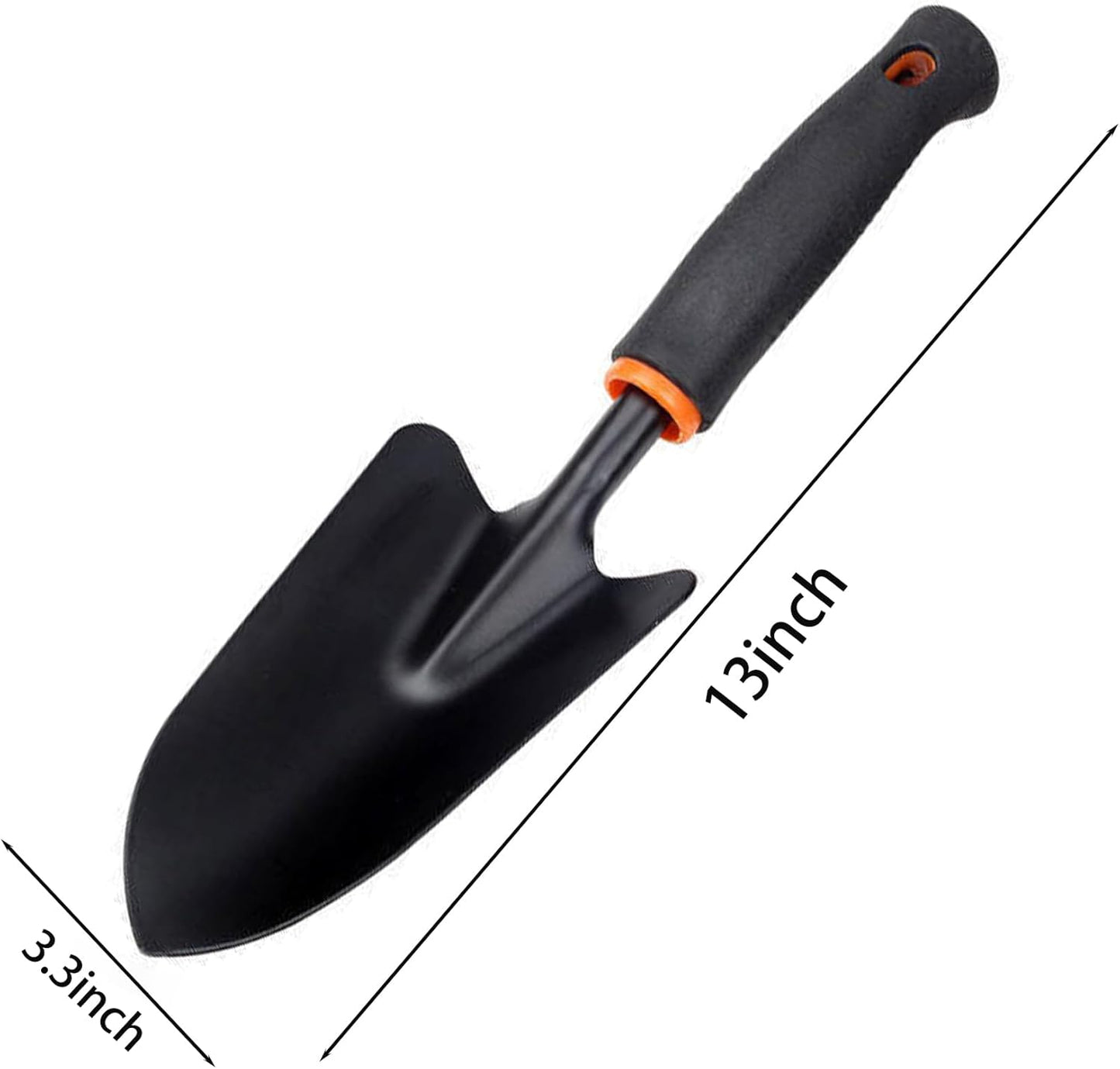 Garden Trowel, Bend-Proof Stainless Steel Hand Shovel with Comfort Grip, Heavy-Duty Digging Tool for Rocky Soil & Transplanting
