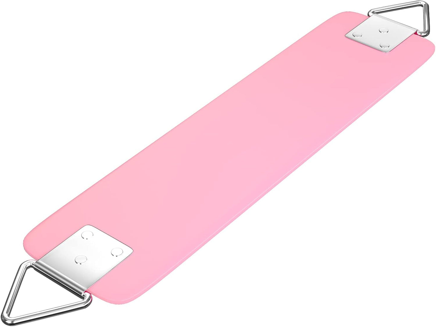 AGPTEK Swing Seat, 30.4 x 6 x 0.27 Inch Yard Swing for Boys and Girls & Adults with Metal Triangle Ring - Light Pink (113KG /250LB Weight Limit)