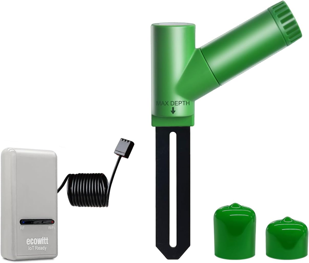 ECOWITT GW1206 Soil Moisture Tester Kit, Includes GW1200 IoT Wi-Fi Gateway and WH51 Soil Moisture Sensor, 915 MHz