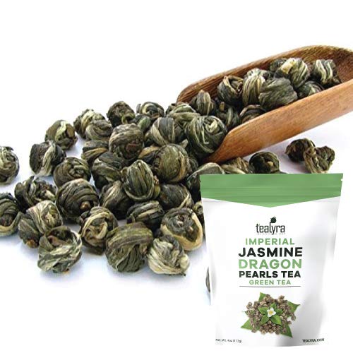 Tealyra - Imperial Jasmine Dragon Pearls - Loose Leaf Green Tea
