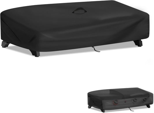 Outdoor Grill Cover for Royal Gourmet PD1305H 3-Burner Propane Gas Grill, 32'L x 19'W x 9'H, Black