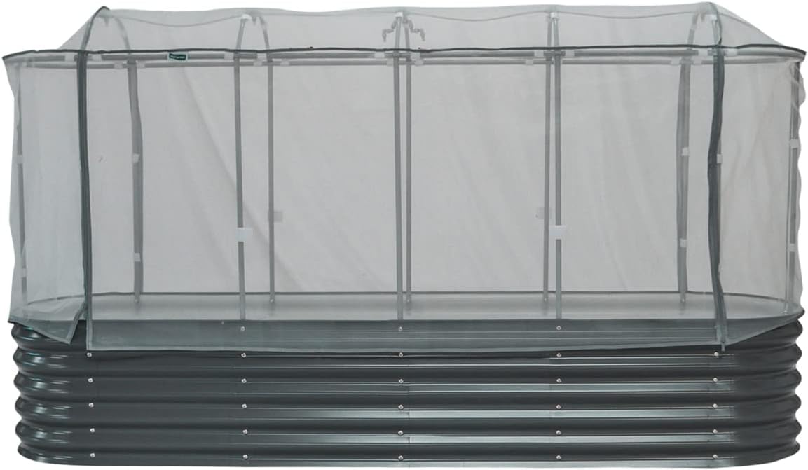 Vego garden Cover System for 2.0' x 8.0' (9 in 1) Garden Bed