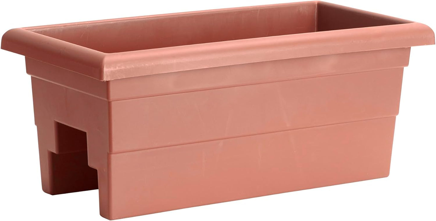 Root & Vessel Countryside Rail Planter, Terra, 24"