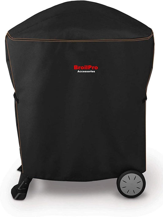 BroilPro Deluxe Grill Cover fit Weber Q 1000/2000 Grill(size as 7113#)