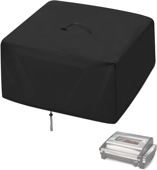 Indoor Grill Cover for Hamilton Beach 12.5x17x7in Electric Grill, Dust-Proof, Portable - Black