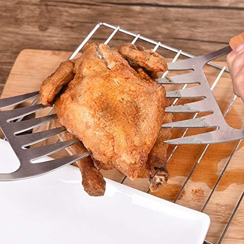Meat Shredder Claws - Professional, Stainless Steel, Easy to Use, Lightweight, Heat Resistant Claws for Pulling, Shredding, Lifting and Serving Chicken, Turkey, Pork, Beef and Game - Lumora Garden