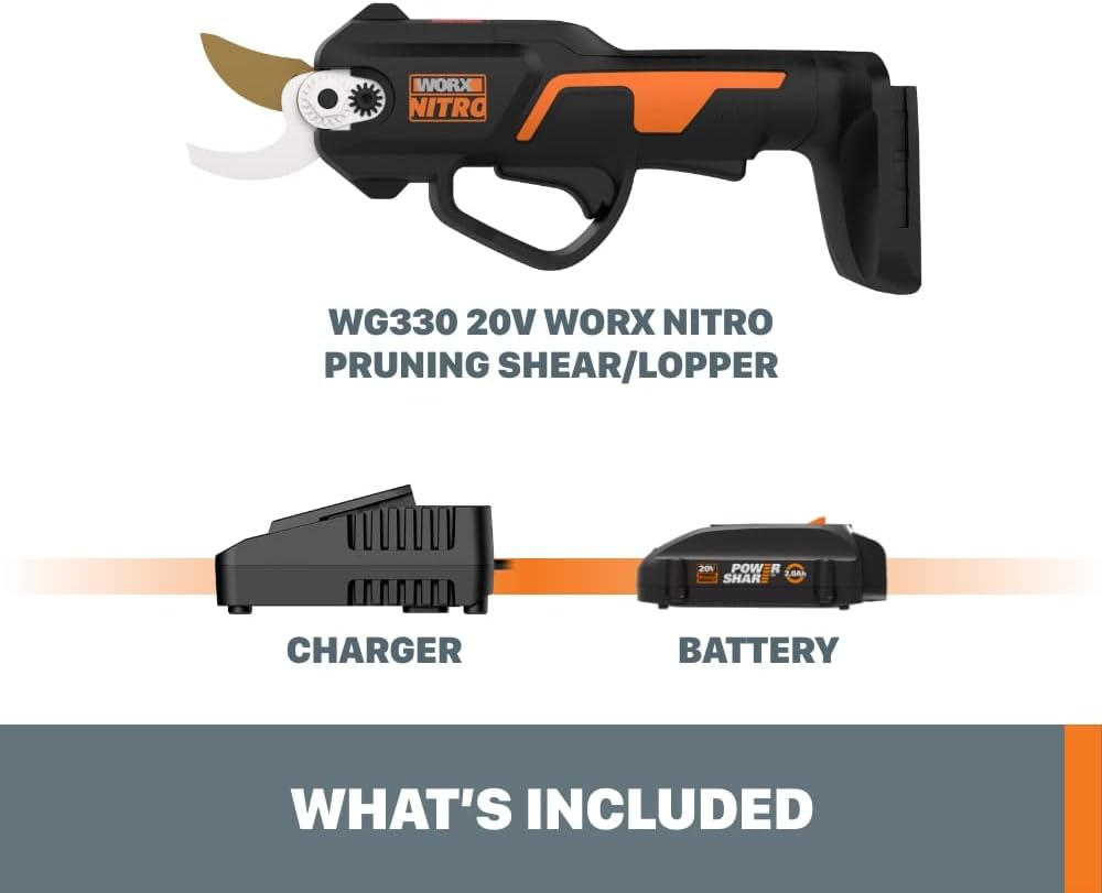 Worx 20V Worx NITRO Pruning Shear/Lopper WG330 - (Battery & Charger Included)