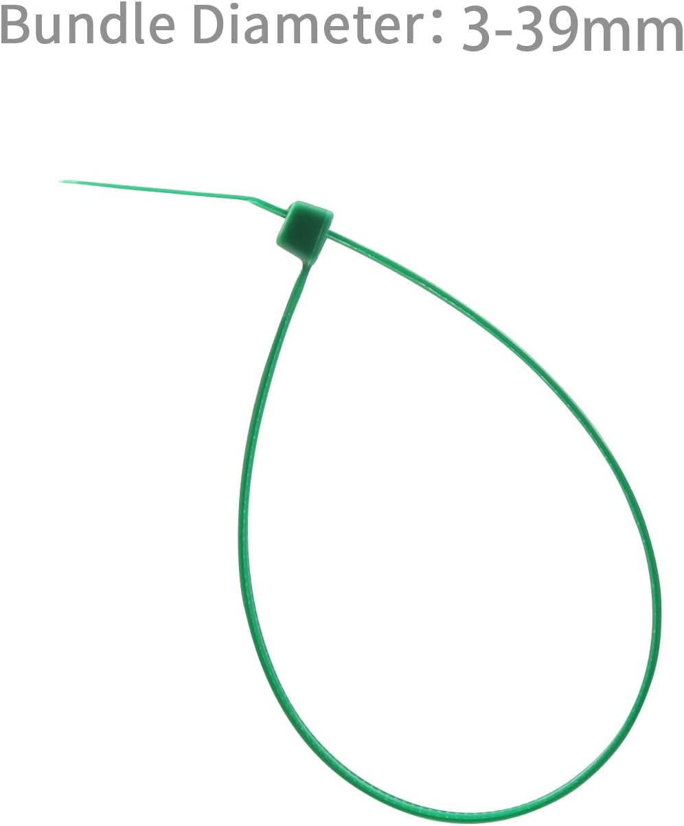 XINGO 100PCS Cable Zip Ties Heavy Duty, Premium Nylon Plastic Wire Ties with 50 Pounds Tensile Strength, Self-Locking Black Nylon Zip Ties for Indoor and Outdoor (6 inch, Dark Green)