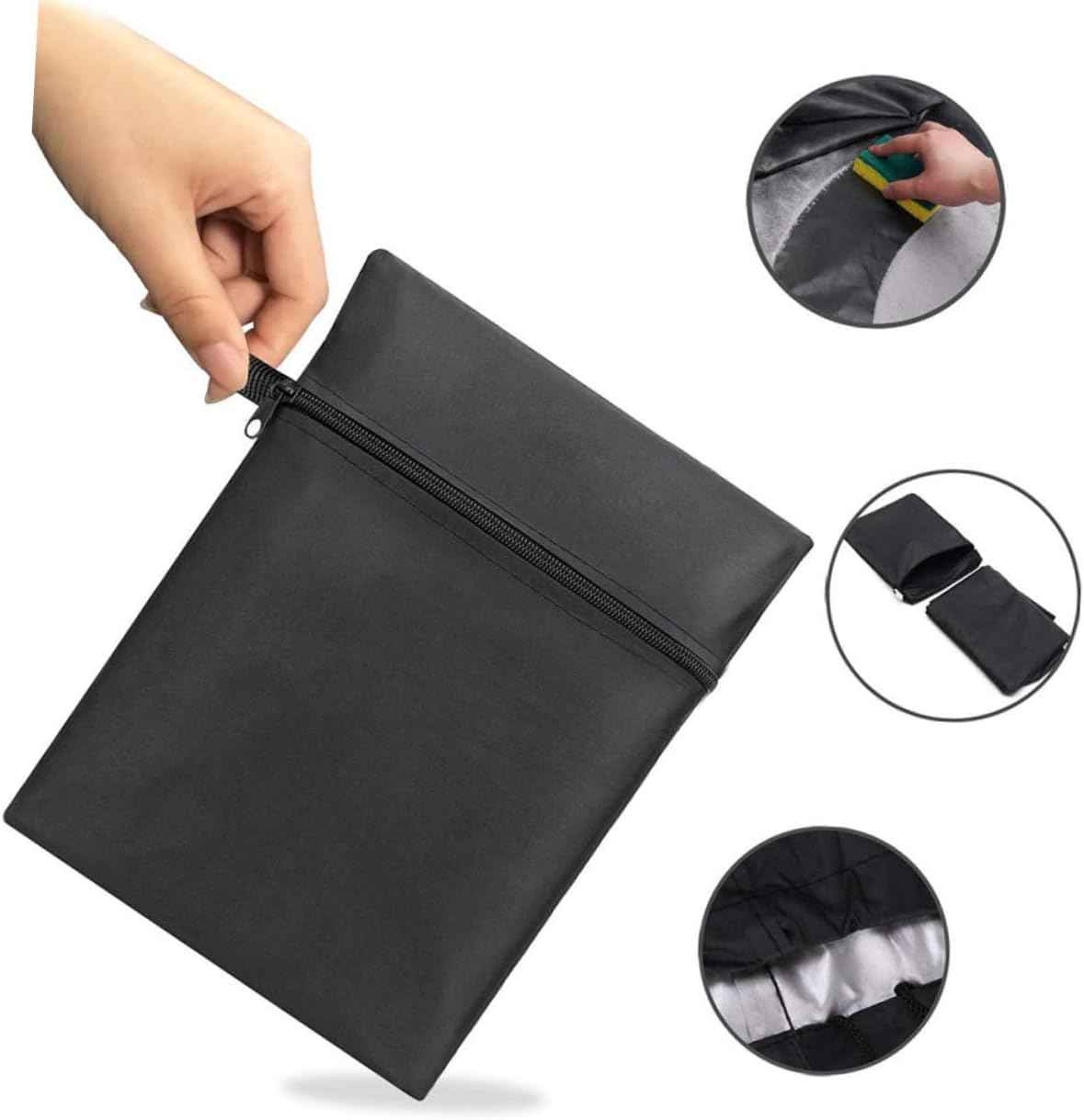 GANAZONO Waterproof Patio Heater Cover with Zipper for Outdoor Air Heater, 241X86X48Cm Protective Dustproof Rainproof Shield for Garden and Backyard