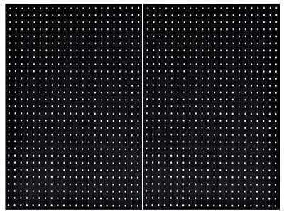 WallPeg 2 Black Pegboard Panels (24"x16" Each) with 6 Medium 5" Bins, 6 Large 7" Bins & 36 Flex-Lock Peg Hooks – Heavy-Duty Wall Storage Organizer – Made in USA