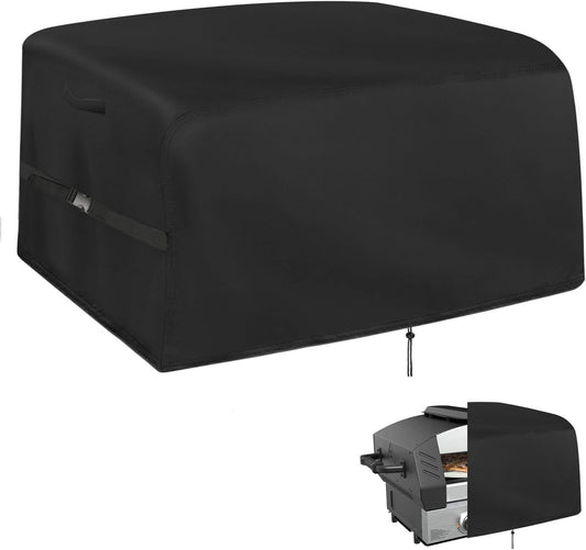 Kingling Pizza Oven Cover for Blackstone 6964 6961 6960 Portable Pizza Oven, 32 inch Waterproof & Dustproof Pizza Oven Outdoor Grill Cover (Cover Only) - Black
