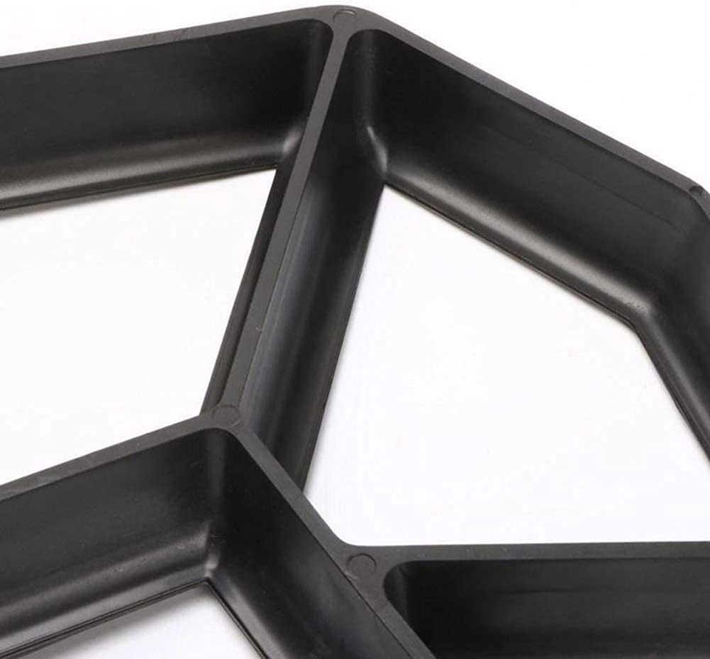 Concrete Molds and Forms, 2 Pack Plus Size 16.9x16.9x1.57inch Reusable DIY Stepping Stone Cement Paver Walkways Mold Walk Maker for Patio, Lawn & Garden