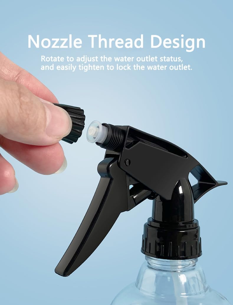 30 PCS Plastic Spray Bottles 8 oz Empty Spray Bottle with Adjustable Nozzle Mini Spray Bottle Liquid Sprayer for Kitchen Cleaning Hair Bath Beauty Spa Water Plants