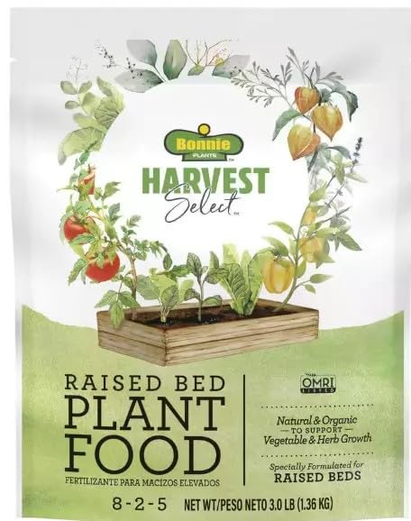 Harvest Select 3 lbs. Natural & Organic Raised Bed Plant Food to Support Vegetable and Herb Growth 3102306