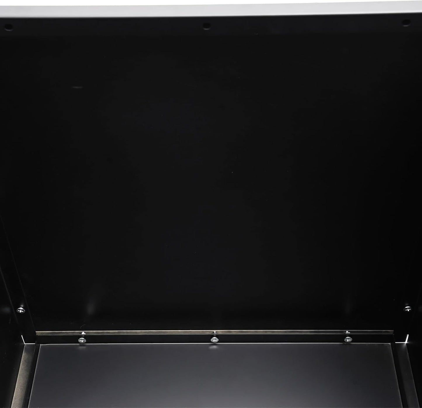 Large Black Square Planter Box, Square Indoor Outdoor Planters, Heavy Duty Cube Steel Planter, Modern Metal Flower Pot Container for Gardening Balconies Gardens Decorating (26 x 26 x 26 inch)