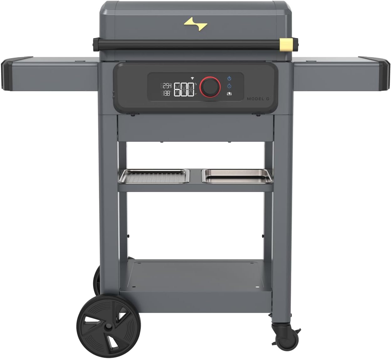 Current® Model G Griddle, Smart Electric Outdoor Flat Top BBQ Grill with 200°F to 600°F Range for Searing & Roasting, Digital Precision, Apartment-Friendly & Weather-Resistant - Lumora Garden