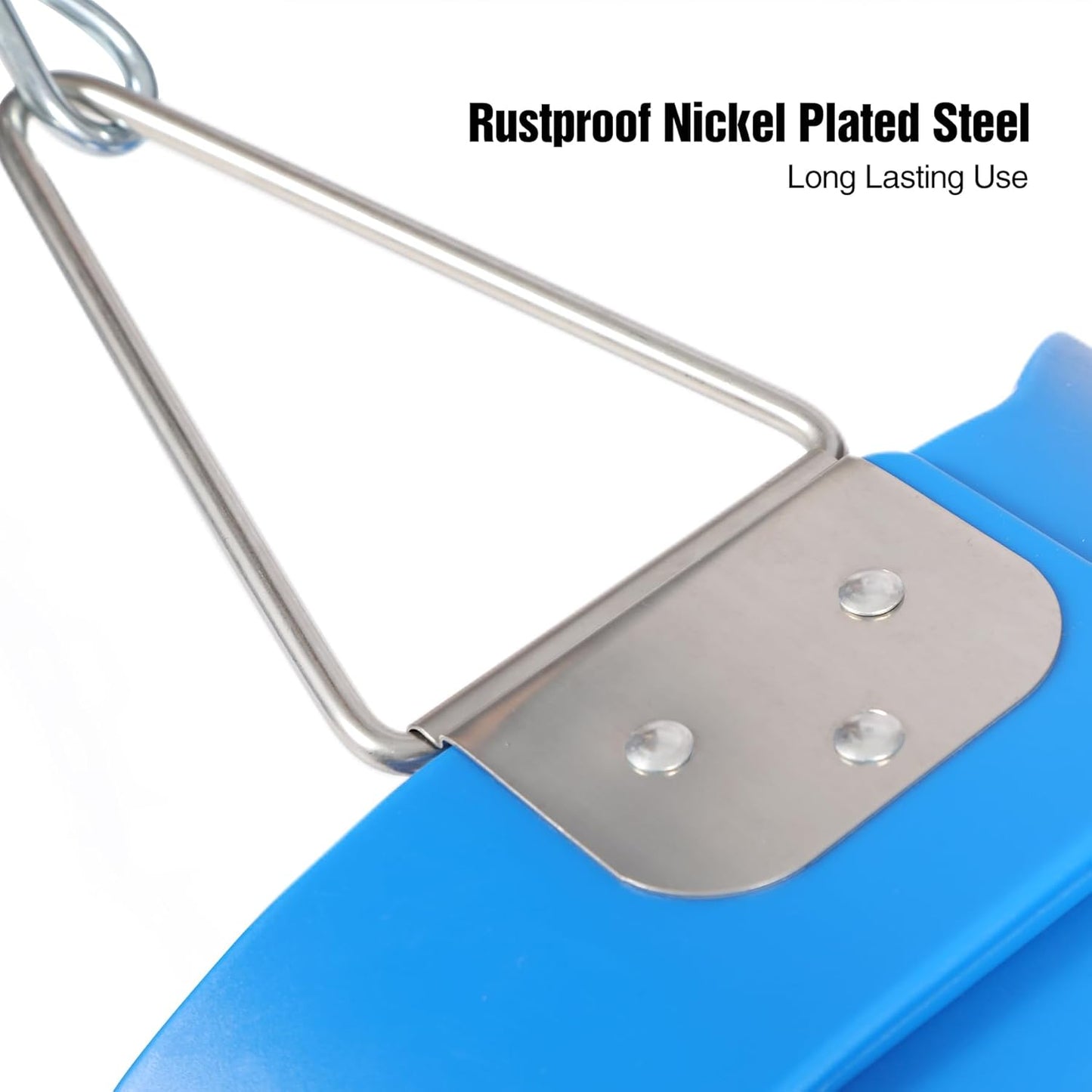 RedSwing High Back Toddler Bucket Swing Seat with Coated Chains, Heavy Duty Kids Swings Seat for Outside, Playground, Backyard, Swing Set Accessories,Blue