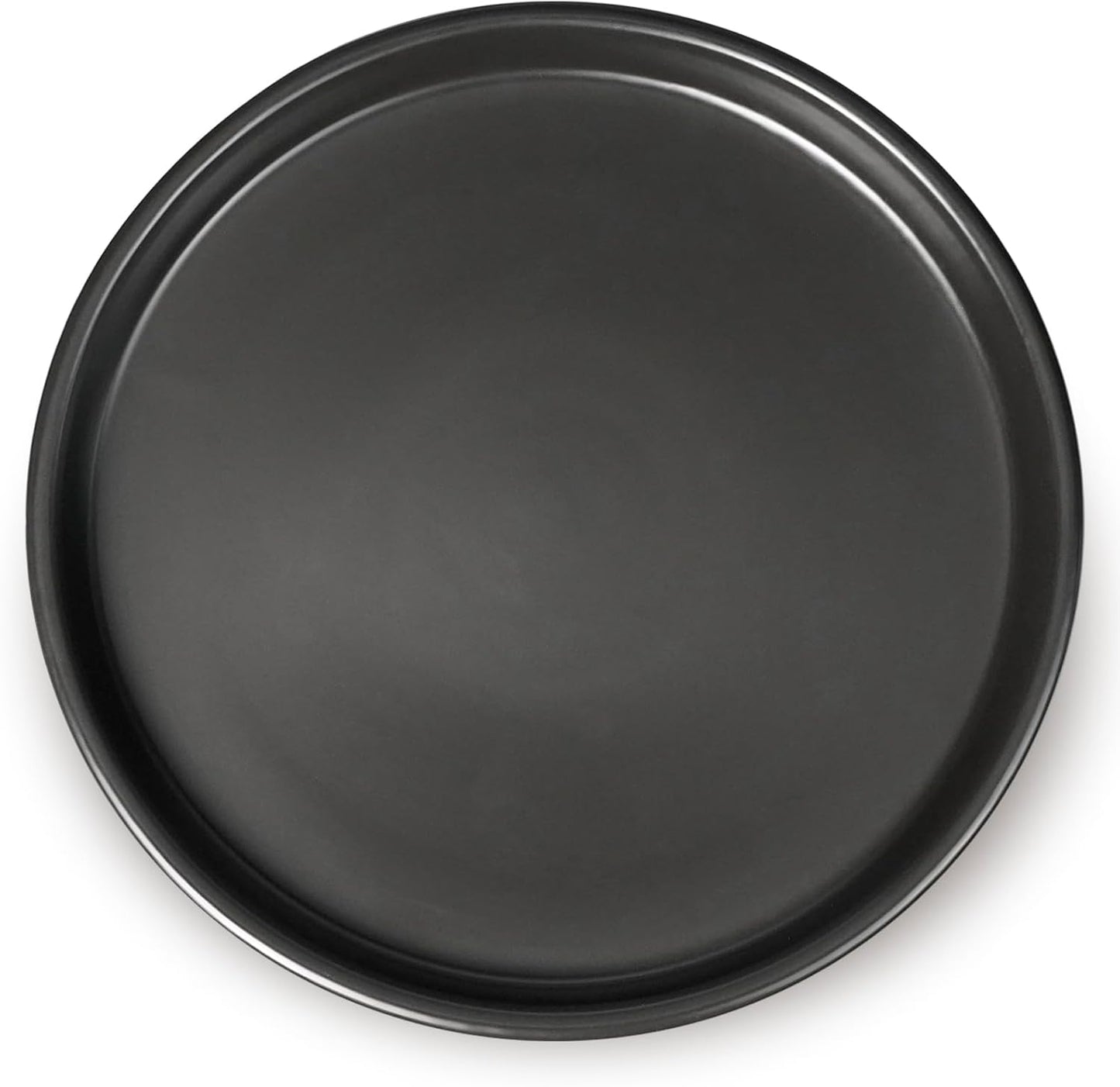 Flower Pot Saucer 12 Inch - Ceramic Plant Saucer for Outdoors Plant Drip Tray for Pots Indoor No Holes Large Plant Dishes to Catch Water Decorative Plant Drainage Tray Black