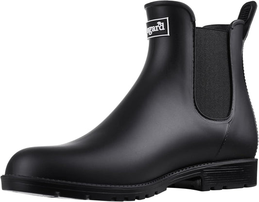 Asgard Women's Ankle Rain Boots Waterproof Chelsea Boots