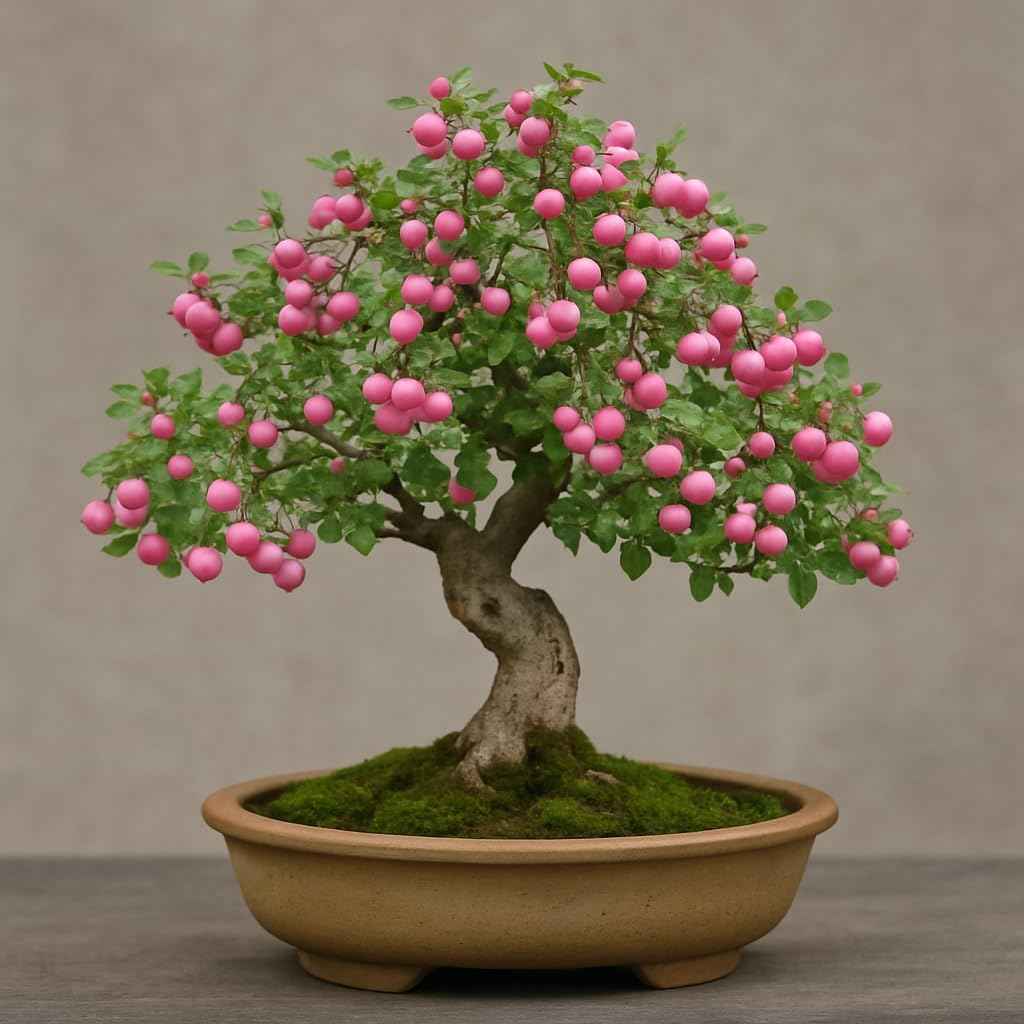 Coralberry Bonsai Tree Seedling for Planting - 1 Year Old Well Rooted Seedling - Indian Currant (1 Seedling)