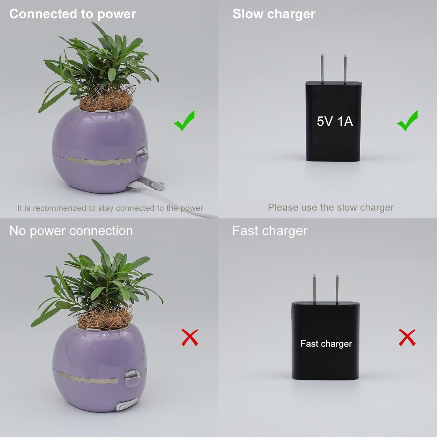 Smart Flowerpots,Smart Pet Planter,Ai Planter,Intelligent Flowerpots,Multiple Expressions,7 Smart Sensors, and Ai Chips Make Raising Plants Easy and Fun for Living Room,Plant-Free,Yellow