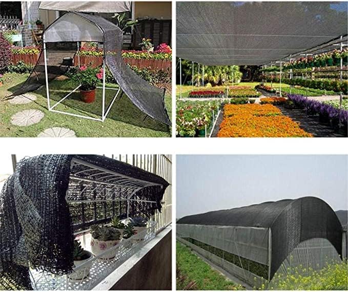 winemana 40% Black Shade Cloth, 20 x 30 FT Durable Mesh Tarp with Grommets, Resistant Garden Sun Shade Netting, Shading Antifreezing for Pergola, Greenhouse, Plants Growing, Chicken Coop