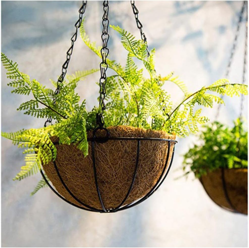 Coco Liners for Planters 20 Inch 2PCS Replacement Coco Fiber Basket Liner for Round Baskets Garden Containers