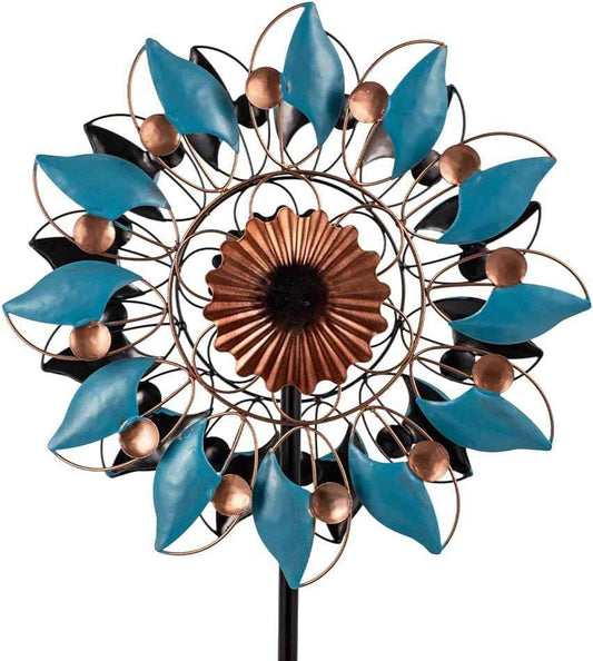 Stargarden Metal Wind Spinner, 13.7" Dia Outdoor Wind Spinners, Kinetic Garden Art & Outdoor Decoration for Yard