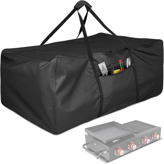 Kingling Universal Grill Carry Bag Fits for Blackstone 1860 Gas Grill & GD4002T Grill Heavy-Duty Carrying Storage Bag Grill Covers for Portable Propane Tabletop Grills BBQ Cover - 42"L x 25"W x 15"H