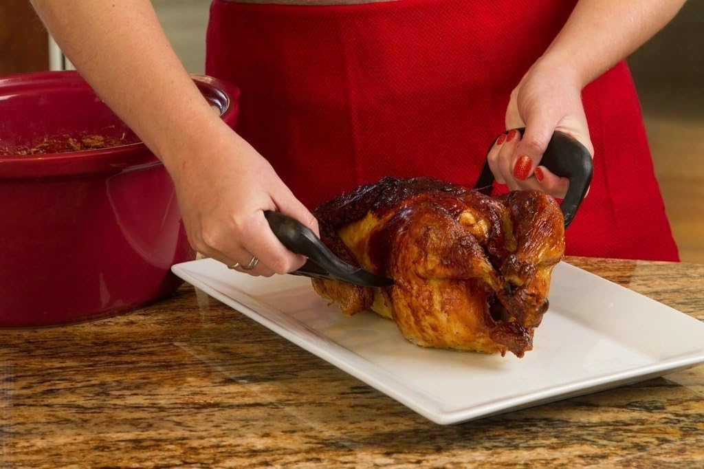 Bear Paws Meat Claws - The Original Meat Shredder Claws for Pulled Pork, USA Made - Easily Lift, Shred, Pull and Serve Pork, Chicken, Brisket and Turkey - Gift for Dad on Father's Day! (Gray) - Lumora Garden