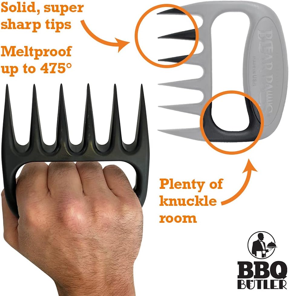 The Original Bear Paw Meat Shredder - Claws for Shredding Pork, Chicken & Any Meat (Teal) - Lumora Garden