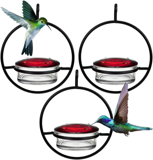 Hummble Slim Hummingbird Feeder, M045-301-3, 3.4 Ounce Capacity, Clear, 3 Piece