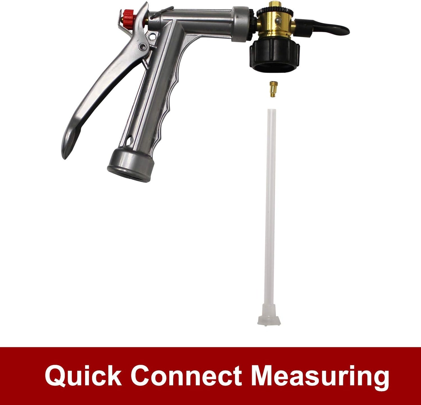 Chapin G362 Made in The USA 16 Ounce Professional Lawn and Garden Hose-End Sprayer with 16 Mixing Ratios, Brass Mixing Head Backflow Prevention, Translucent White