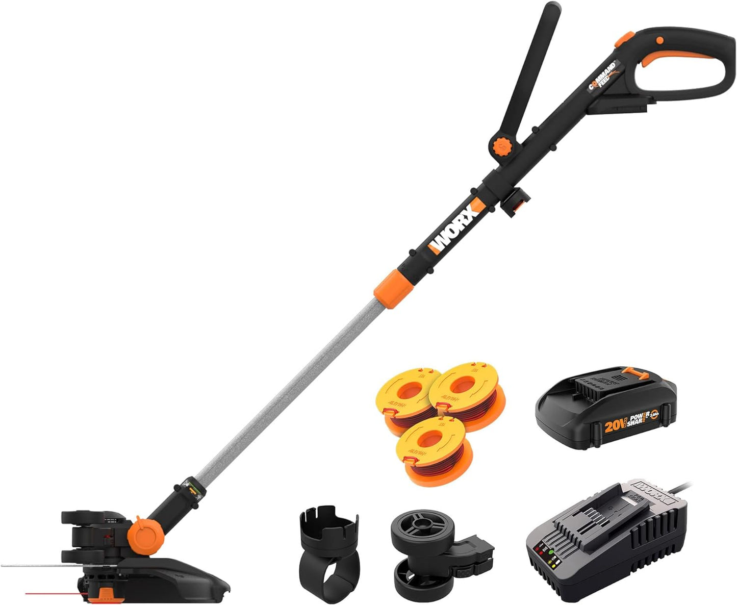 Worx GT Revolution 20V 12" String Trimmer Grass Trimmer/Edger/Mini-Mower, WG170.2