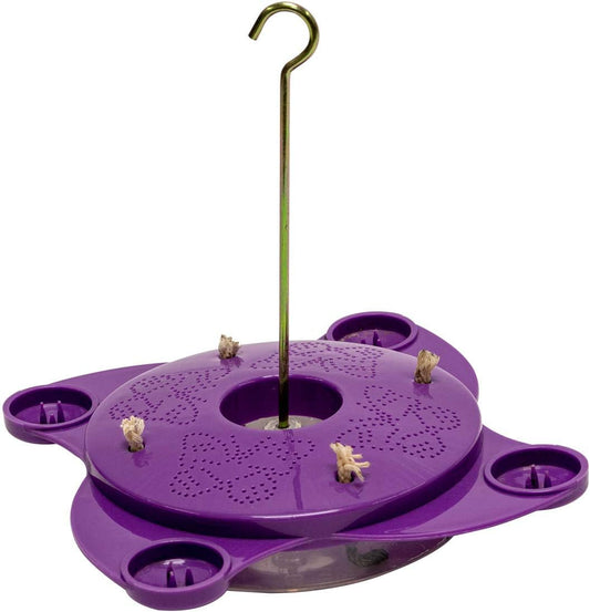 Breck's Purple Butterfly Feeder - Create a Haven for Butterflies in Your Backyard!